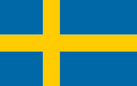 bandera de suecia